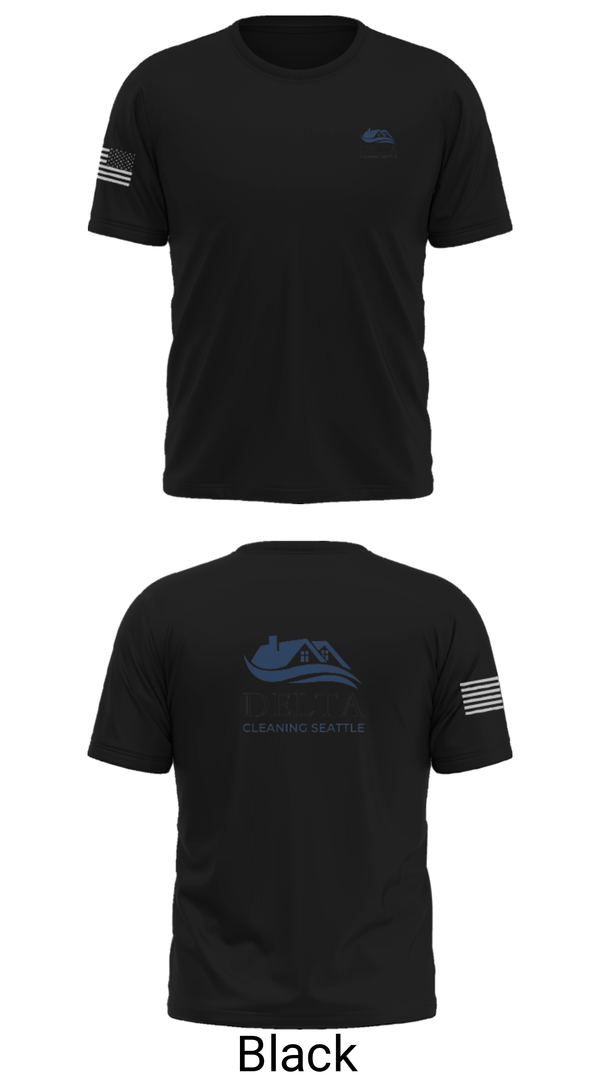 Short Sleeve Performance Shirt, Delta cleaning LLC, , Teamtime, Team time, sublimation, custom sports apparel, team uniforms, spirit wear, spiritwear, sports uniforms, custom shirts, team store, custom team store, fundraiser sports, apparel fundraiser