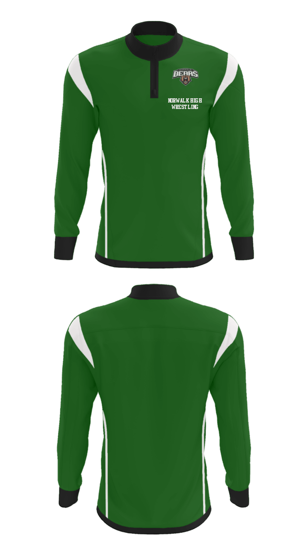 Quarter Zip Jacket, Norwalk High Wrestling, Wrestling, Teamtime, Team time, sublimation, custom sports apparel, team uniforms, spirit wear, spiritwear, sports uniforms, custom shirts, team store, custom team store, fundraiser sports, apparel fundraiser