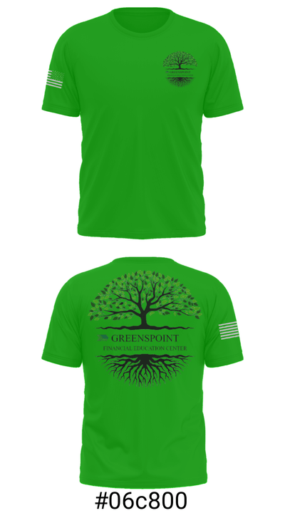 Greens point financial center 85507261 Short Sleeve Performance Shirt - 19