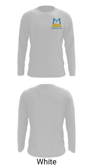 Long Sleeve Performance Shirt, Meridian Public Charter School, Spirit Store, Teamtime, Team time, sublimation, custom sports apparel, team uniforms, spirit wear, spiritwear, sports uniforms, custom shirts, team store, custom team store, fundraiser sports, apparel fundraiser