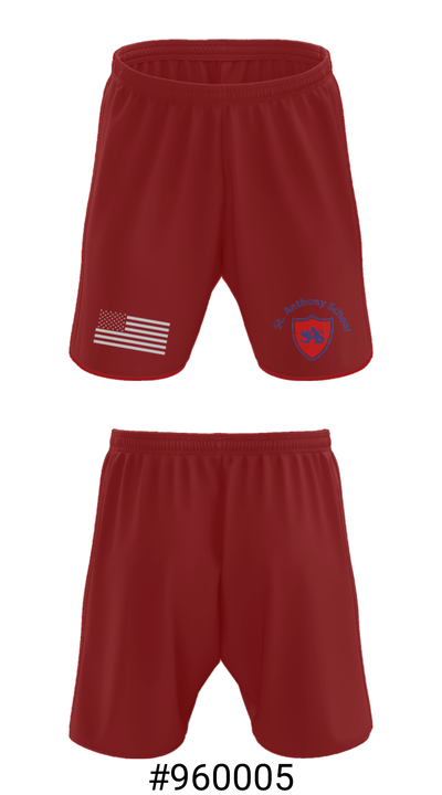 St Anthony Catholic School 97610282 Athletic Shorts With Pockets - 15