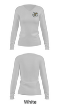 Edgecomb Eddy School 45391224 Women's Long Sleeve V-neck Shirt - 6