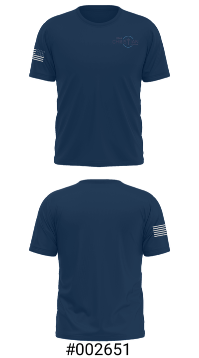 Lima Christian School 24277331 Short Sleeve Performance Shirt - 19