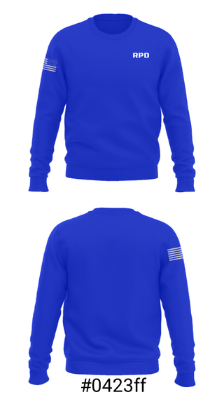 Crew Neck Sweatshirt, , Police, Teamtime, Team time, sublimation, custom sports apparel, team uniforms, spirit wear, spiritwear, sports uniforms, custom shirts, team store, custom team store, fundraiser sports, apparel fundraiser