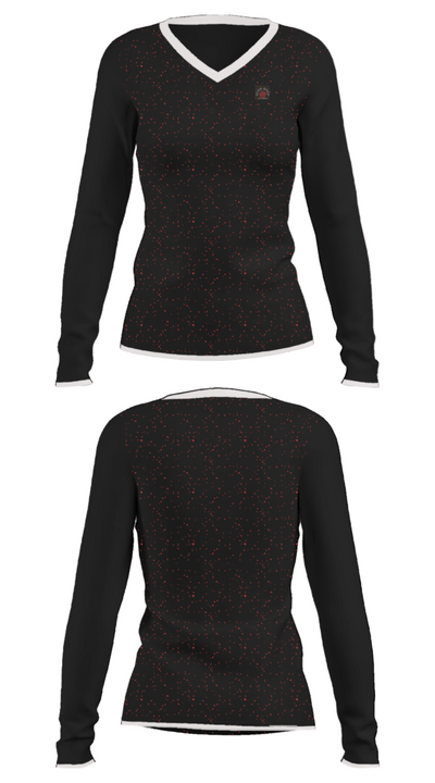 Echo Dogs dog training 14571367 Women's Long Sleeve V-neck Shirt - 31