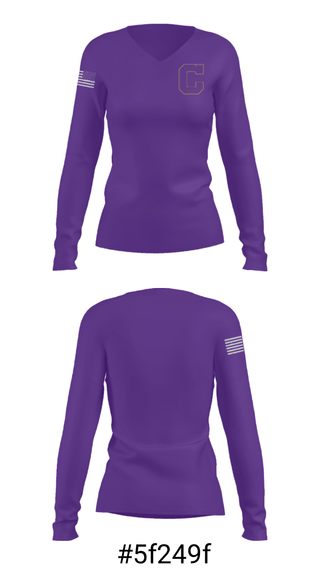 Women's Long Sleeve Vneck Shirt, Concord High School Wrestling, Wrestling, Teamtime, Team time, sublimation, custom sports apparel, team uniforms, spirit wear, spiritwear, sports uniforms, custom shirts, team store, custom team store, fundraiser sports, apparel fundraiser