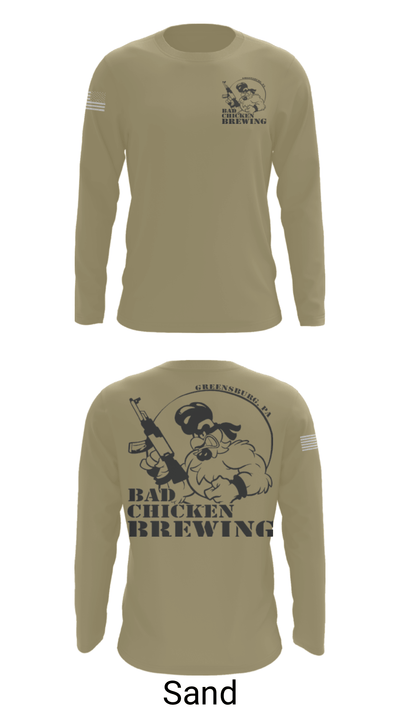 Bad Chicken Brewing 42843068 Long Sleeve Performance Shirt - 43