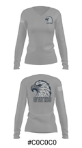 George Washington High School Basketball 90208926 Women's Long Sleeve V-neck Shirt - 20