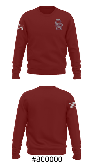 Crew Neck Sweatshirt, Don Bosco Preparatory High School Basketball, Men's Basketball, Teamtime, Team time, sublimation, custom sports apparel, team uniforms, spirit wear, spiritwear, sports uniforms, custom shirts, team store, custom team store, fundraiser sports, apparel fundraiser