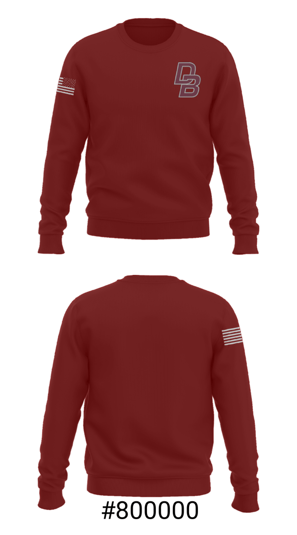 Crew Neck Sweatshirt, Don Bosco Preparatory High School Basketball, Men's Basketball, Teamtime, Team time, sublimation, custom sports apparel, team uniforms, spirit wear, spiritwear, sports uniforms, custom shirts, team store, custom team store, fundraiser sports, apparel fundraiser