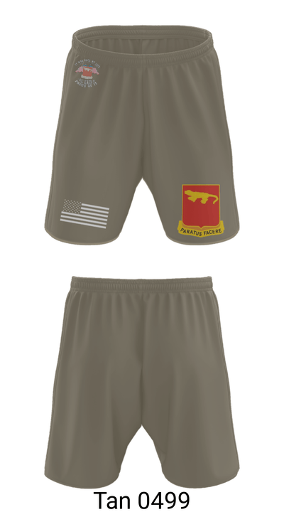 Alpha Battery 1st Battalion 75th Field Artillery 73323132 Athletic Shorts With Pockets - 37