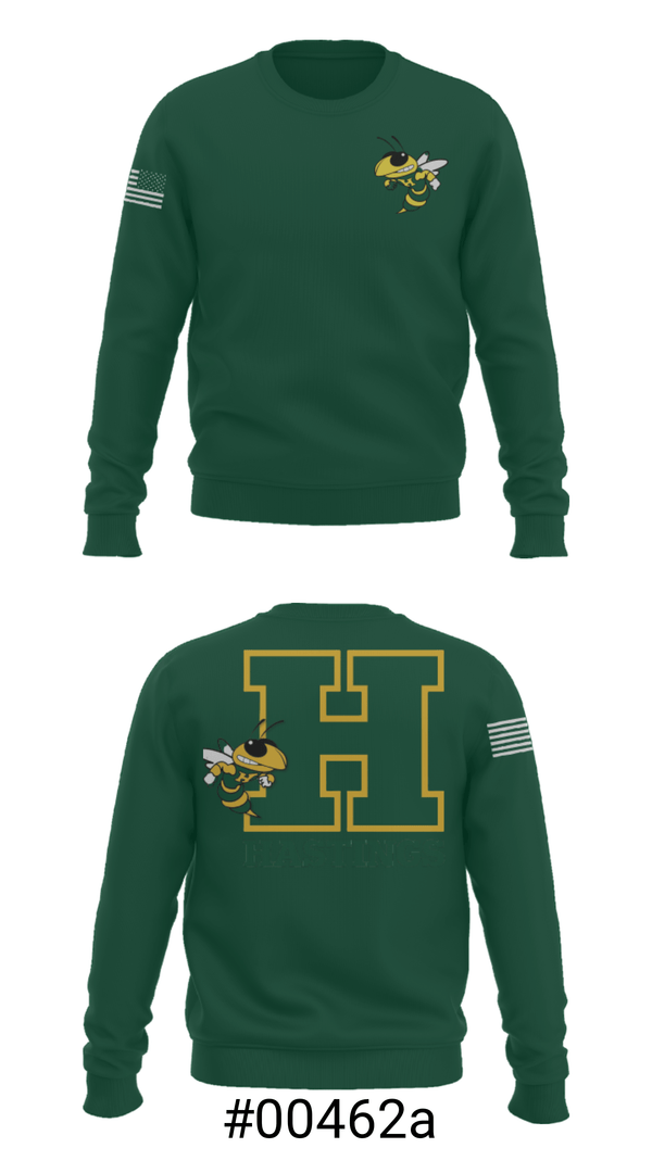 Crew Neck Sweatshirt, Hastings High School Basketball, Men's Basketball, Teamtime, Team time, sublimation, custom sports apparel, team uniforms, spirit wear, spiritwear, sports uniforms, custom shirts, team store, custom team store, fundraiser sports, apparel fundraiser
