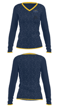 Saseas Titans Athletics 68551742 Women's Long Sleeve V-neck Shirt - 33