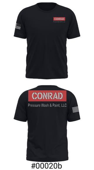Short Sleeve Performance Shirt, Conrad Pressure Wash & Paint, , Teamtime, Team time, sublimation, custom sports apparel, team uniforms, spirit wear, spiritwear, sports uniforms, custom shirts, team store, custom team store, fundraiser sports, apparel fundraiser