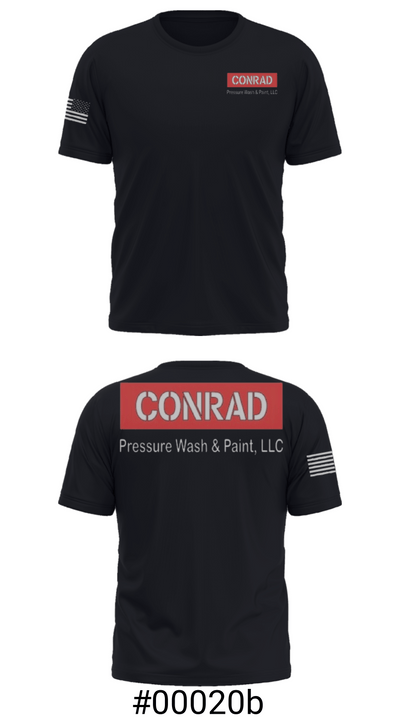 Conrad Pressure Wash & Paint 65591308 Short Sleeve Performance Shirt - 19