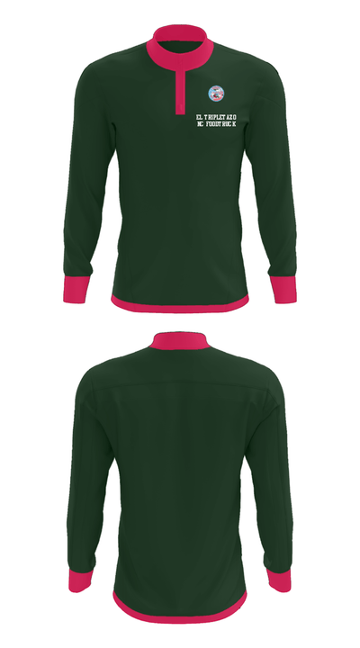 El Tripletazo NC foodtruck 97898055 Quarter Zip Jacket - 33