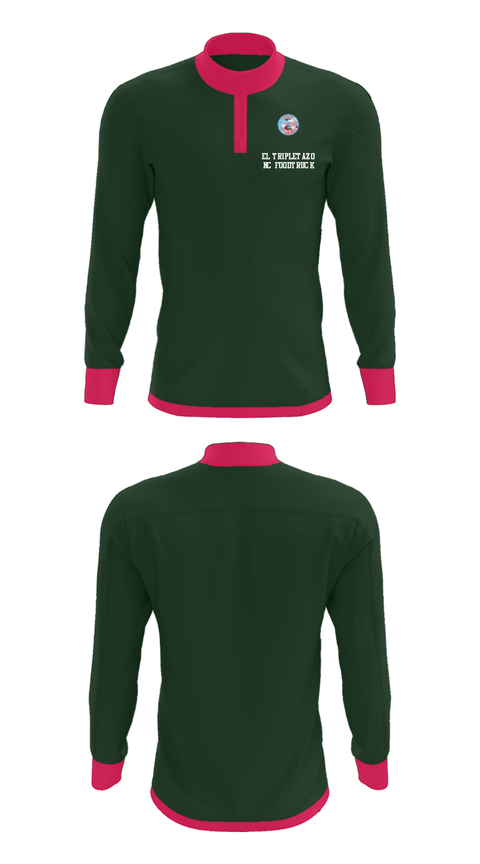 Quarter Zip Jacket, El Tripletazo NC foodtruck, , Teamtime, Team time, sublimation, custom sports apparel, team uniforms, spirit wear, spiritwear, sports uniforms, custom shirts, team store, custom team store, fundraiser sports, apparel fundraiser