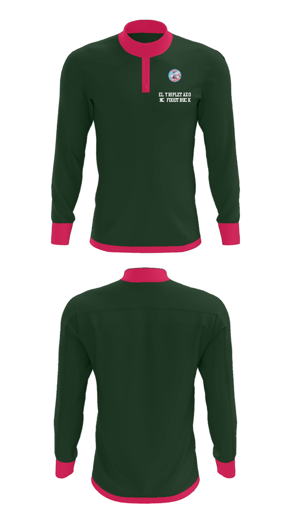 Quarter Zip Jacket, El Tripletazo NC foodtruck, , Teamtime, Team time, sublimation, custom sports apparel, team uniforms, spirit wear, spiritwear, sports uniforms, custom shirts, team store, custom team store, fundraiser sports, apparel fundraiser
