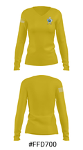 Schenectady County Community College Bowling 23645505 Women's Long Sleeve V-neck Shirt - 20