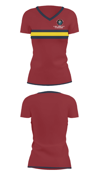 Women's Short Sleeve Vneck Shirt, Reach Leadership Steam Academy, Spirit Store, Teamtime, Team time, sublimation, custom sports apparel, team uniforms, spirit wear, spiritwear, sports uniforms, custom shirts, team store, custom team store, fundraiser sports, apparel fundraiser
