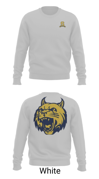 Springfield High School Bowling 98266718 Crew Neck Sweatshirt - 2
