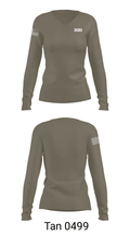 3ID 16634995 Women's Long Sleeve V-neck Shirt - 39