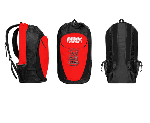 Gear Bag, Crooksville High School Basketball, Men's Basketball, Teamtime, Team time, sublimation, custom sports apparel, team uniforms, spirit wear, spiritwear, sports uniforms, custom shirts, team store, custom team store, fundraiser sports, apparel fundraiser
