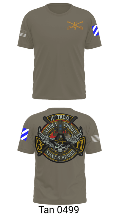 A/3-17 ACS 71294837 Short Sleeve Performance Shirt - 38