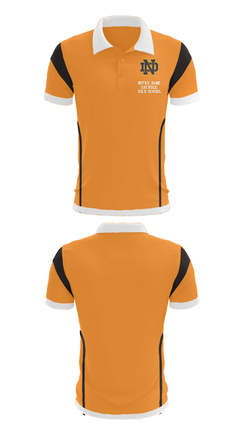 Short Sleeve Performance Polo, Notre Dame Catholic High School, Spirit Store, Teamtime, Team time, sublimation, custom sports apparel, team uniforms, spirit wear, spiritwear, sports uniforms, custom shirts, team store, custom team store, fundraiser sports, apparel fundraiser