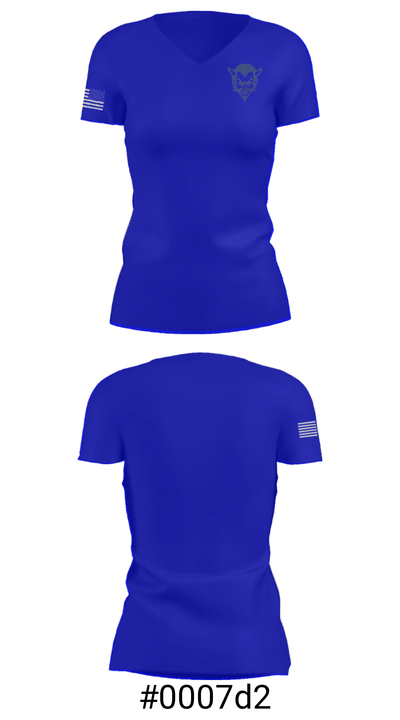 Walters High School 20752722 Women's Short Sleeve V-neck Shirt - 21