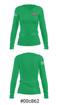 GAME TIME NATIONAL YOUTH SPORTS 65658098 Women's Long Sleeve V-neck Shirt - 20