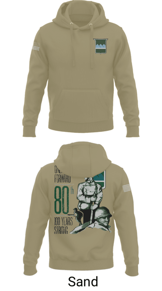 Hoodie, 80th Training Command, , Teamtime, Team time, sublimation, custom sports apparel, team uniforms, spirit wear, spiritwear, sports uniforms, custom shirts, team store, custom team store, fundraiser sports, apparel fundraiser