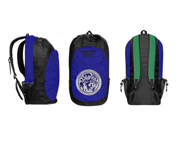 Gear Bag, Sanborn Regional High School Basketball, Women's Basketball, Teamtime, Team time, sublimation, custom sports apparel, team uniforms, spirit wear, spiritwear, sports uniforms, custom shirts, team store, custom team store, fundraiser sports, apparel fundraiser