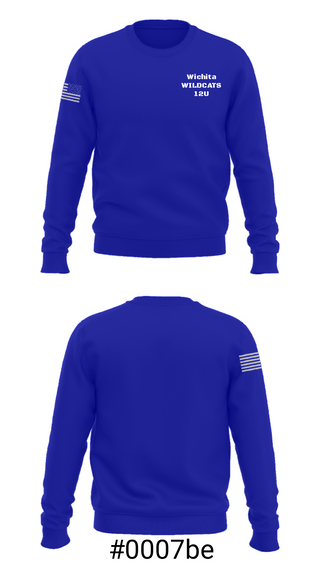 Crew Neck Sweatshirt, Wichita WILDCATS 12U, Baseball, Teamtime, Team time, sublimation, custom sports apparel, team uniforms, spirit wear, spiritwear, sports uniforms, custom shirts, team store, custom team store, fundraiser sports, apparel fundraiser