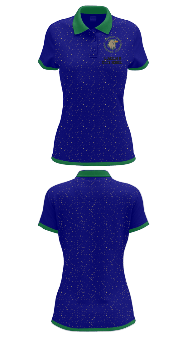 Women's Short Sleeve Performance Polo, Edgecomb Eddy School, Spirit Store, Teamtime, Team time, sublimation, custom sports apparel, team uniforms, spirit wear, spiritwear, sports uniforms, custom shirts, team store, custom team store, fundraiser sports, apparel fundraiser