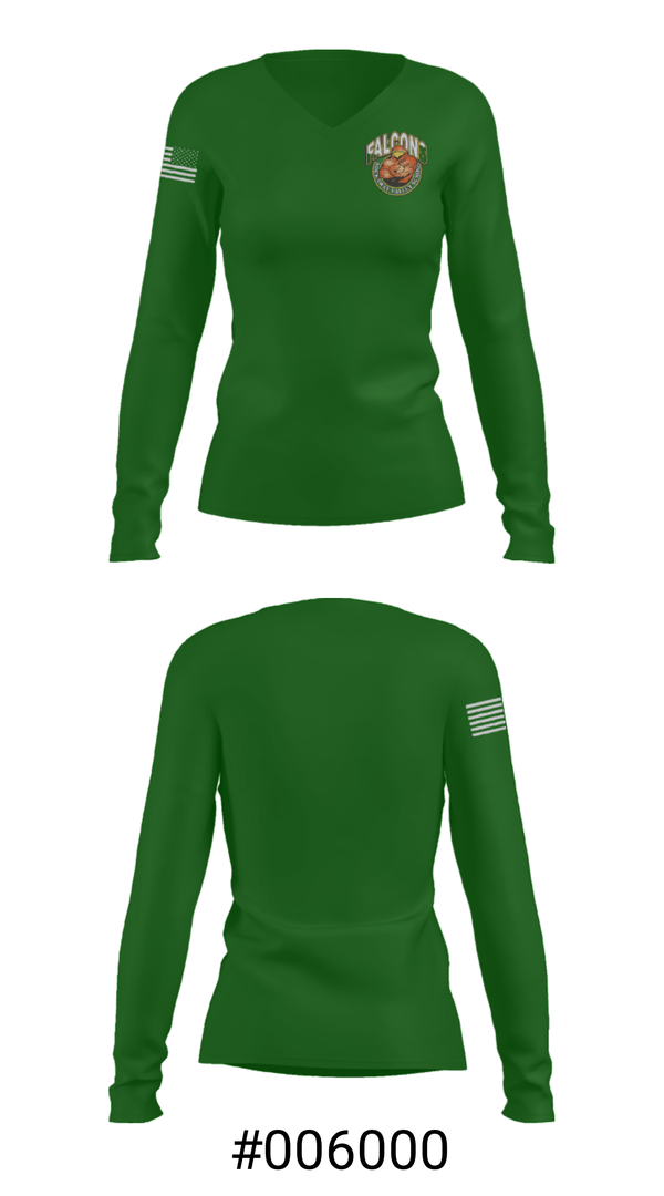 Women's Long Sleeve Vneck Shirt, Rockaway Valley Middle School Basketball, Women's Basketball, Teamtime, Team time, sublimation, custom sports apparel, team uniforms, spirit wear, spiritwear, sports uniforms, custom shirts, team store, custom team store, fundraiser sports, apparel fundraiser