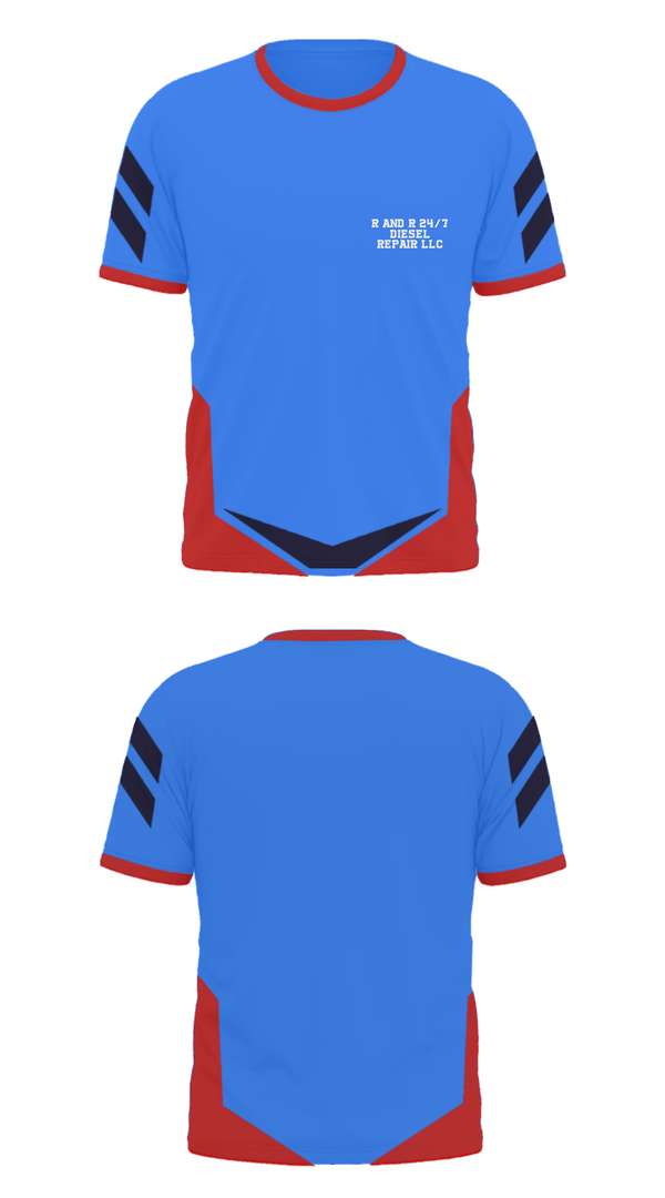Short Sleeve Performance Polo, R and R 24/7 Diesel Repair LLC, , Teamtime, Team time, sublimation, custom sports apparel, team uniforms, spirit wear, spiritwear, sports uniforms, custom shirts, team store, custom team store, fundraiser sports, apparel fundraiser