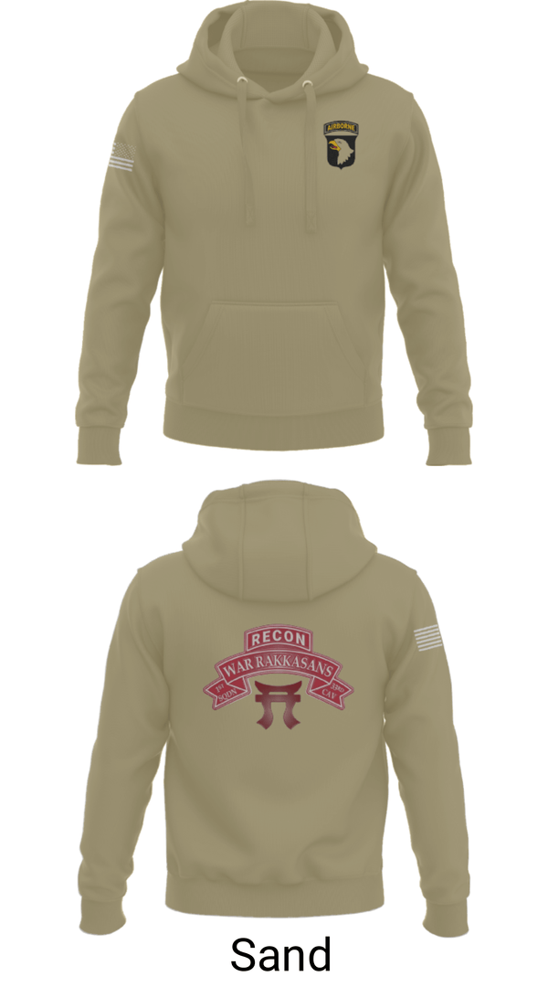 Hoodie, 1-33 CAV, Army, Teamtime, Team time, sublimation, custom sports apparel, team uniforms, spirit wear, spiritwear, sports uniforms, custom shirts, team store, custom team store, fundraiser sports, apparel fundraiser