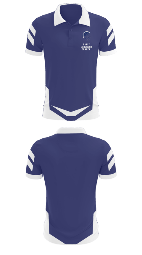 Short Sleeve Performance Polo, Early Childhood Center, Spirit Store, Teamtime, Team time, sublimation, custom sports apparel, team uniforms, spirit wear, spiritwear, sports uniforms, custom shirts, team store, custom team store, fundraiser sports, apparel fundraiser