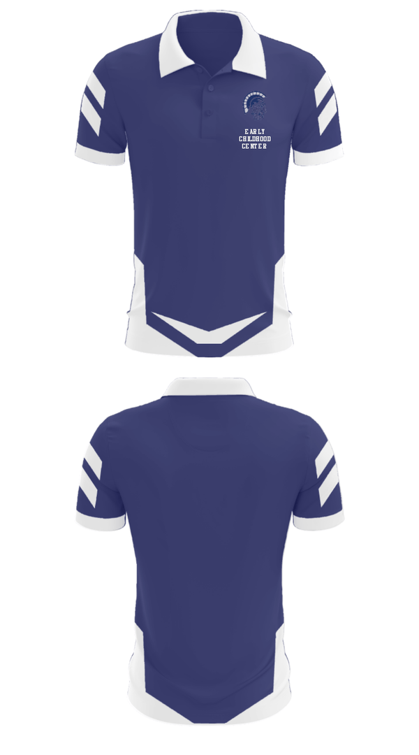 Short Sleeve Performance Polo, Early Childhood Center, Spirit Store, Teamtime, Team time, sublimation, custom sports apparel, team uniforms, spirit wear, spiritwear, sports uniforms, custom shirts, team store, custom team store, fundraiser sports, apparel fundraiser
