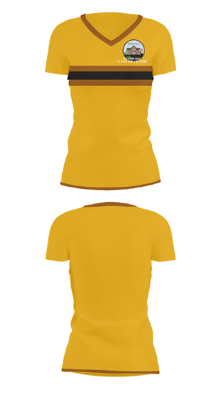 Women's Short Sleeve Vneck Shirt, Brownsville Preparatory Institute, Spirit Store, Teamtime, Team time, sublimation, custom sports apparel, team uniforms, spirit wear, spiritwear, sports uniforms, custom shirts, team store, custom team store, fundraiser sports, apparel fundraiser