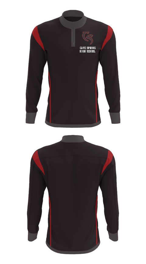 Quarter Zip Jacket, Cave Spring High School, Spirit Store, Teamtime, Team time, sublimation, custom sports apparel, team uniforms, spirit wear, spiritwear, sports uniforms, custom shirts, team store, custom team store, fundraiser sports, apparel fundraiser