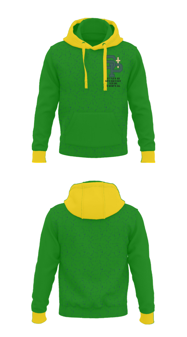 Hoodie, St Patrick Catholic High School Basketball, Men's Basketball, Teamtime, Team time, sublimation, custom sports apparel, team uniforms, spirit wear, spiritwear, sports uniforms, custom shirts, team store, custom team store, fundraiser sports, apparel fundraiser