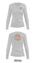 Rivera's Construction 31728609 Women's Long Sleeve V-neck Shirt - 6