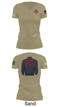 Jasper County Fire Rescue 11474467 Women's Short Sleeve V-neck Shirt - 43