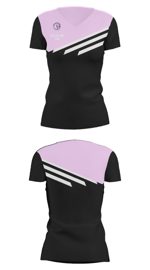 Women's Short Sleeve Vneck Shirt, Detailing pro, , Teamtime, Team time, sublimation, custom sports apparel, team uniforms, spirit wear, spiritwear, sports uniforms, custom shirts, team store, custom team store, fundraiser sports, apparel fundraiser