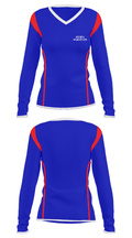 Wichita WILDCATS 12U 3000712 Women's Long Sleeve V-neck Shirt - 31
