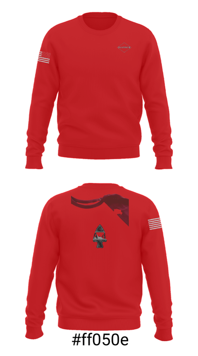 Alpha, 4, Apaches 64574803 Crew Neck Sweatshirt - 2