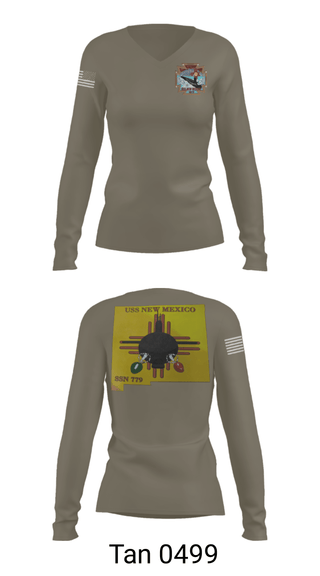 Women's Long Sleeve Vneck Shirt, , Navy, Teamtime, Team time, sublimation, custom sports apparel, team uniforms, spirit wear, spiritwear, sports uniforms, custom shirts, team store, custom team store, fundraiser sports, apparel fundraiser
