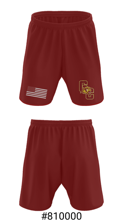 Garrard County High School Bowling 34387128 Athletic Shorts With Pockets - 15